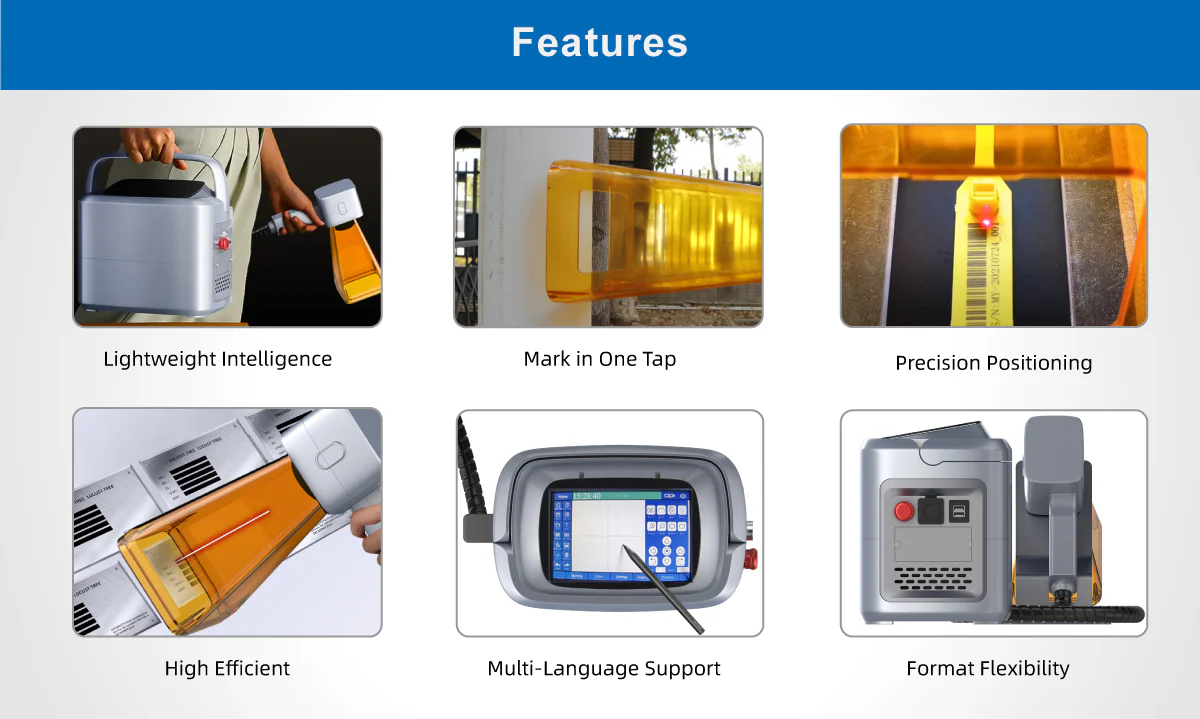 Fiber Mini Handheld Laser Marking