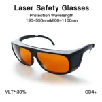 190-550 & 800-1100nm OD4+ Laser Safety Goggles - Image 4