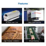 Split RF CO2 Laser Marking Machine