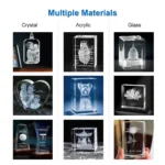 Green 3D Laser Engraving Machine for Glass - Image 2